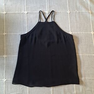 Naked Zebra Black Camisole Top